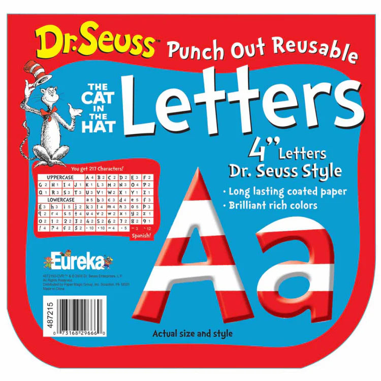 Dr. Seuss™ Punch Out Deco Letters, Stripe