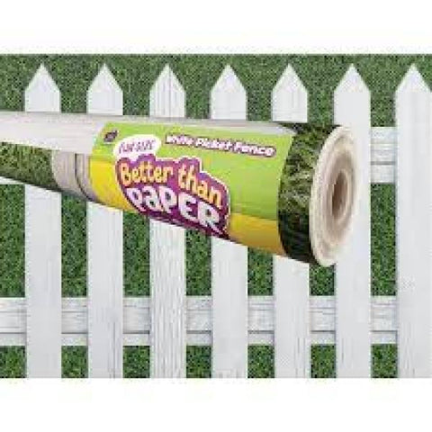 Fun Size White Picket Fence Better Than Paper® Bulletin Board Roll