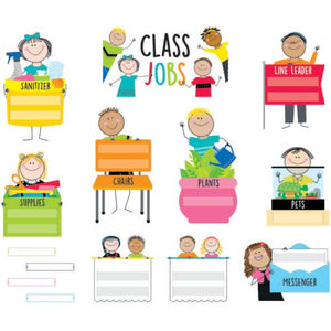 CLASS JOBS (STICK KIDS) MINI BULLETIN BOARD
