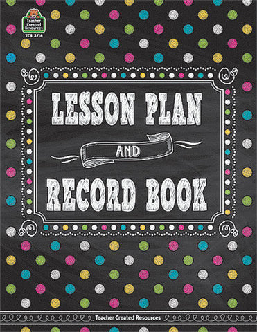 Chalkboard Brights Lesson Plan and Record Book