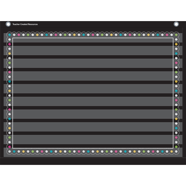 Chalkboard Brights Mini Pocket Chart (17" x 22")