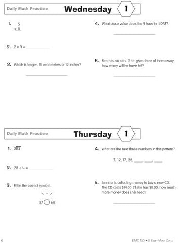 Daily Math Practice, Grade 5