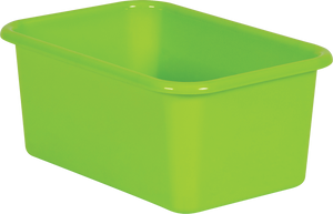 Lime Small Plastic Storage Bin