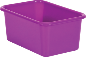 Purple Small Plastic Storage Bin