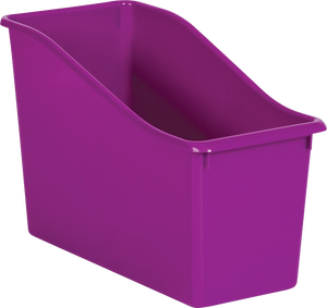 Purple Plastic Book Bin