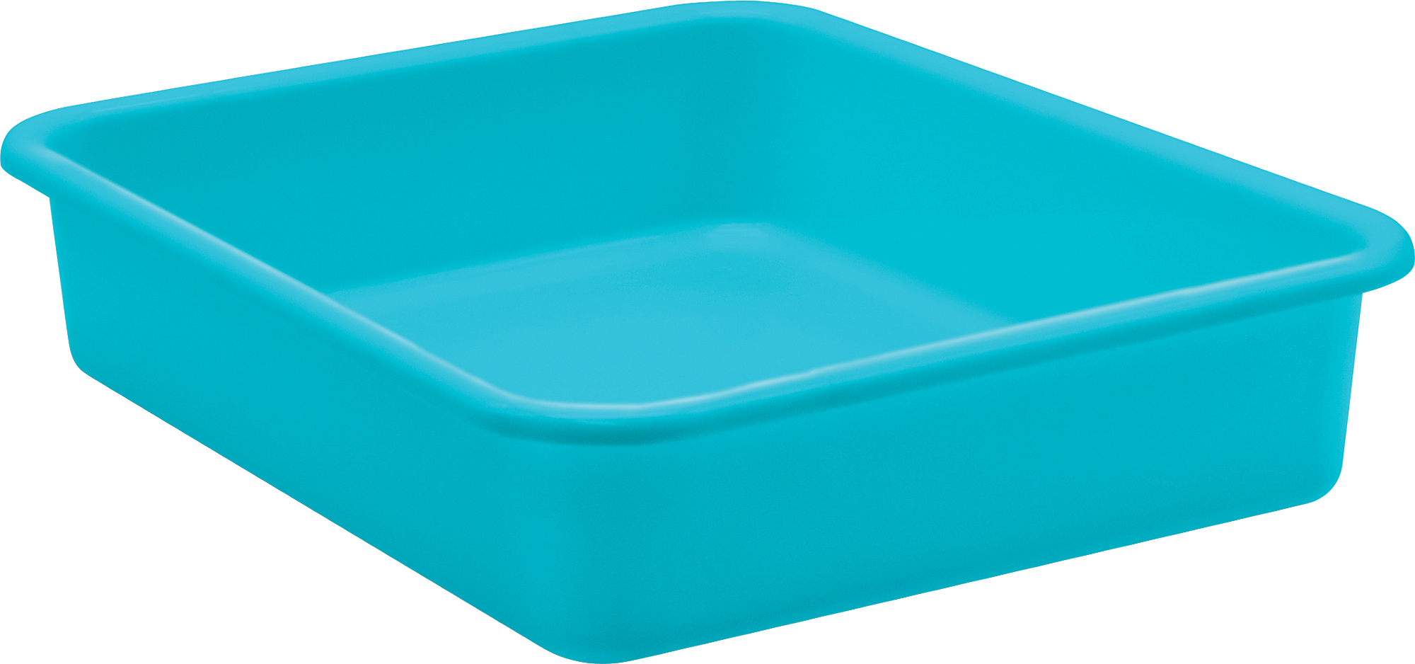 Teal Large Plastic Letter Tray