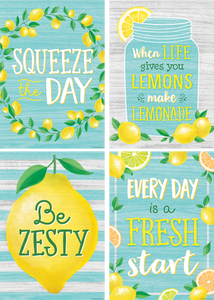 Lemon Zest Poster Set (4)