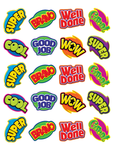 Positive Words Stickers