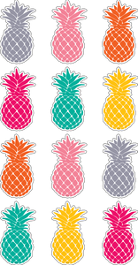 Tropical Punch Pineapples Mini Accents