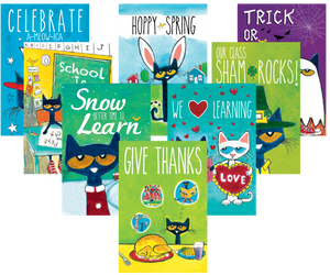 Pete the Cat® Holiday and Seasonal Poster Set