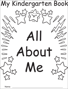 My Own Books™: My Kindergarten Book All About Me