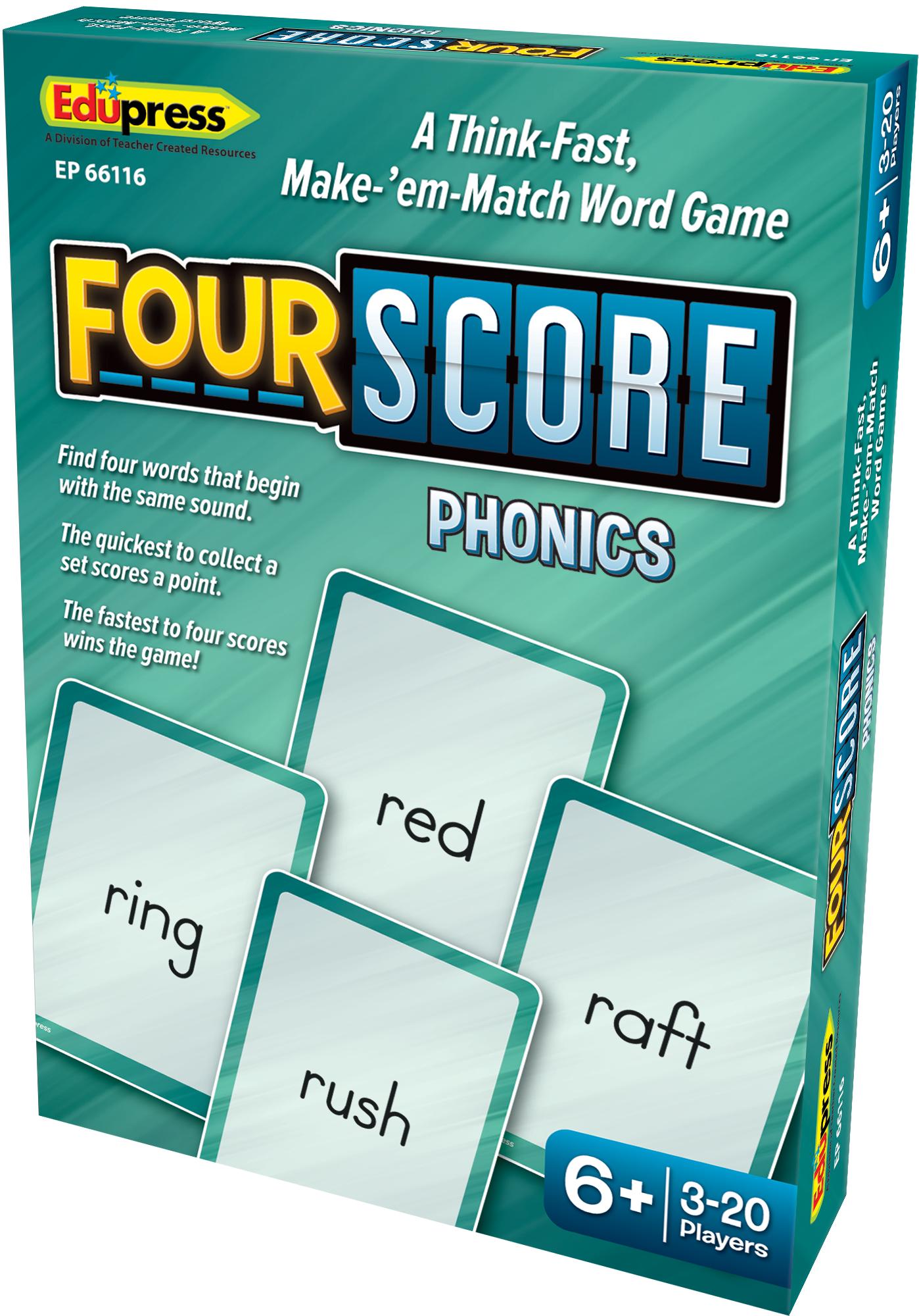 Players will master pronunciation with the Four Score Phonics edition.