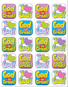 God is Great Stickers
