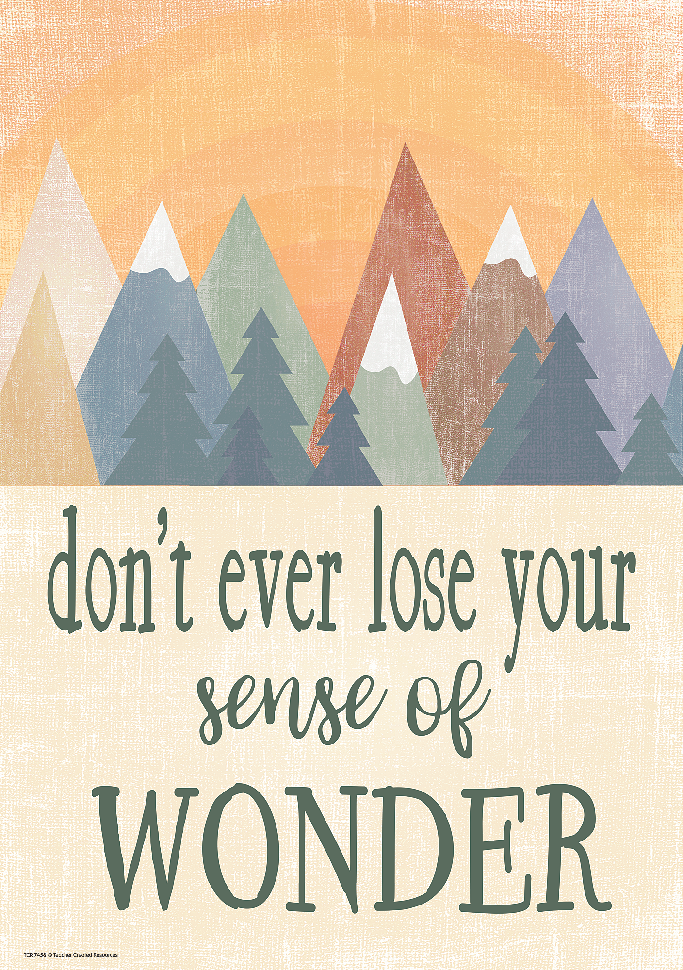 Don’t Ever Lose Your Sense of Wonder Positive Poster