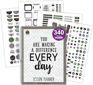 Includes 340 planner stickers