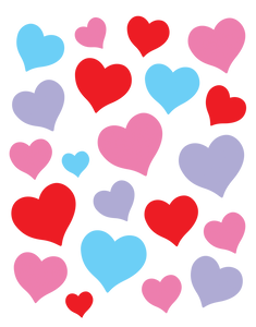 Charming Hearts Stickers