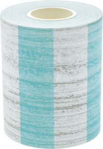 Vintage Blue Stripes Straight Rolled Border Trim