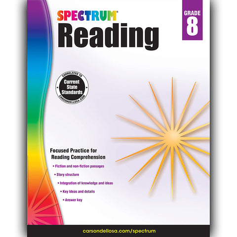 Spectrum® Reading, Grade 8
