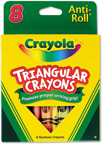 Crayola® Anti-Roll® Crayons, 8
