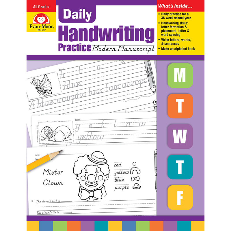 Daily Handwriting Practice: Modern Manuscript