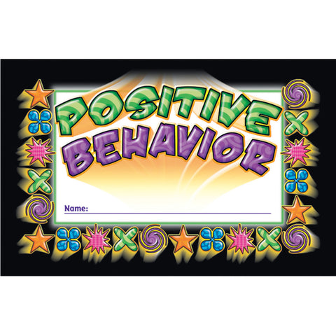 Positive Behavior Incentive Punch Cards