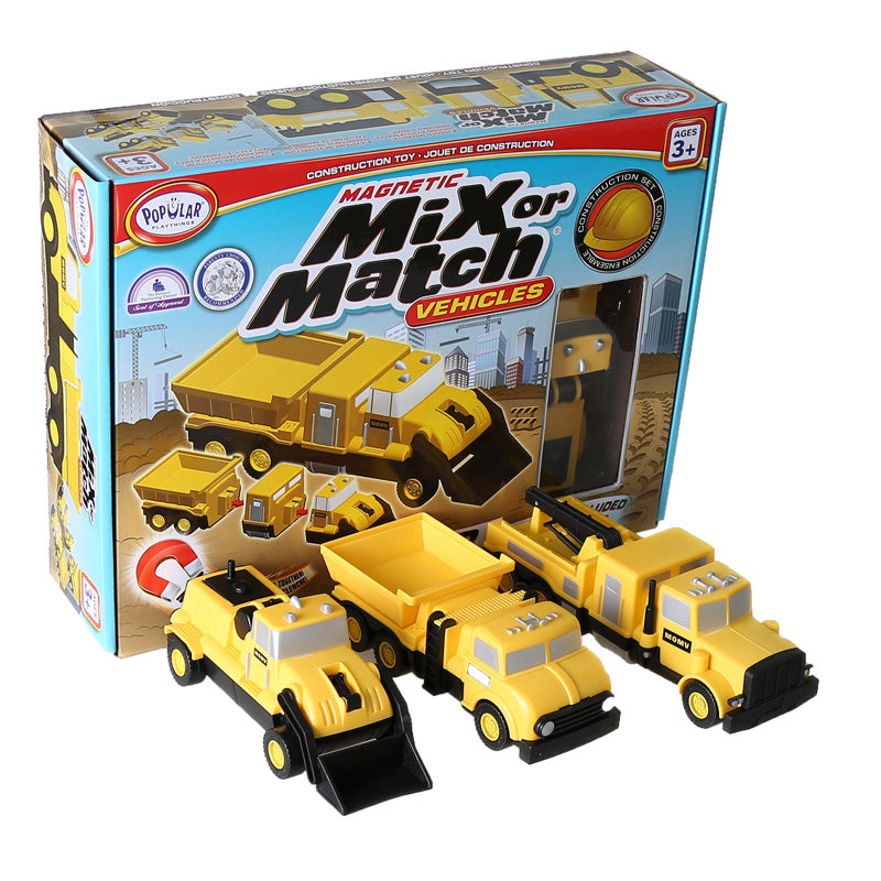 Magnetic Mix or Match® Vehicles, Construction