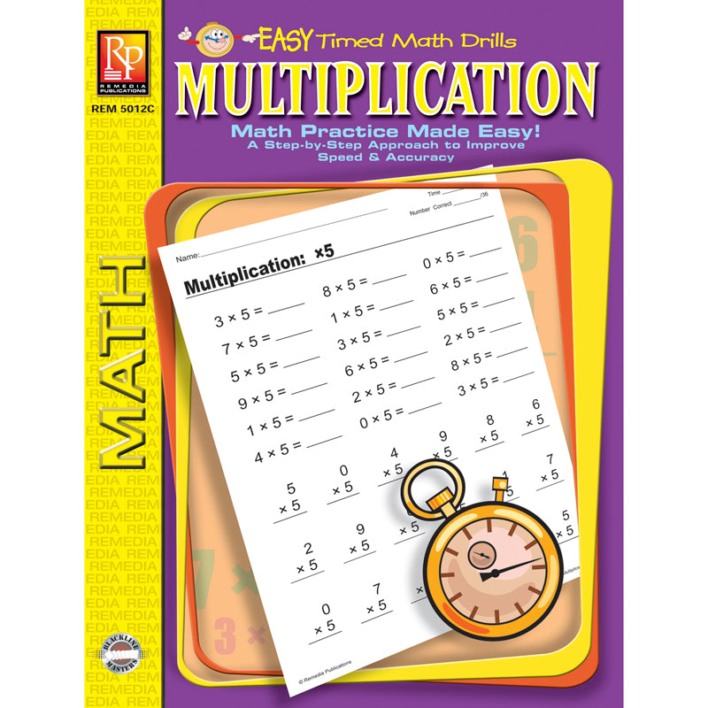 Easy Timed Math- Multipli