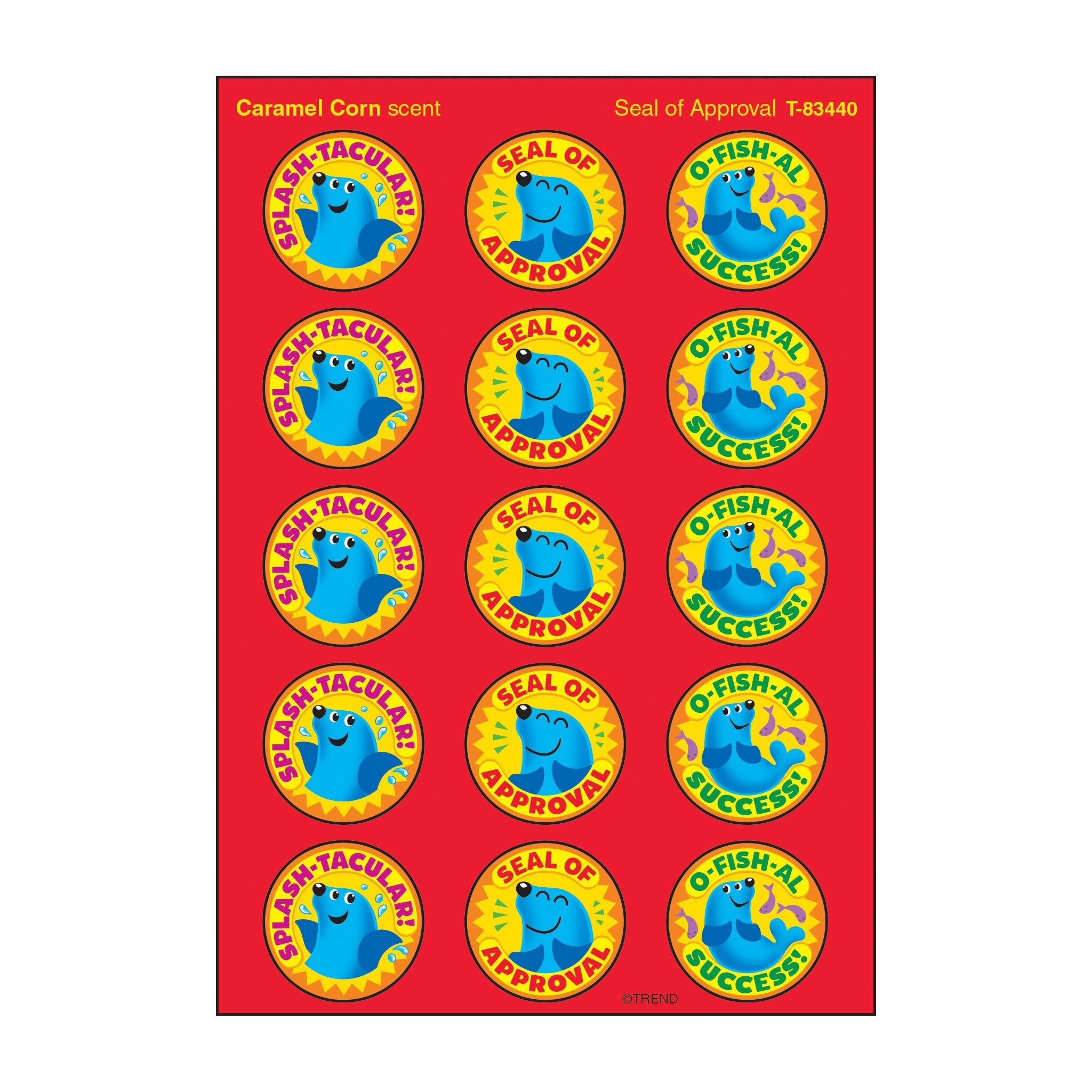 Seal of Approval/Caramel Corn Stinky Stickers®